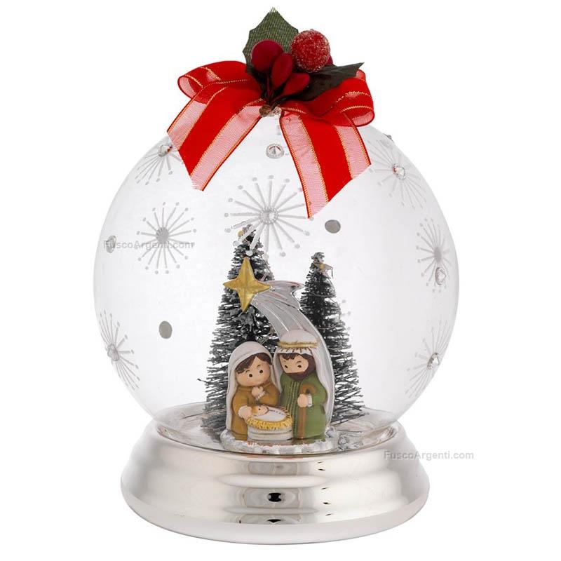 bagutta sfera natalizia con presepe