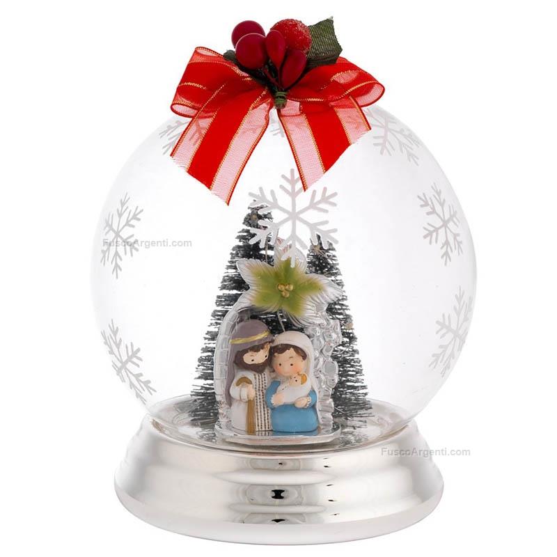 bagutta sfera natalizia con presepe