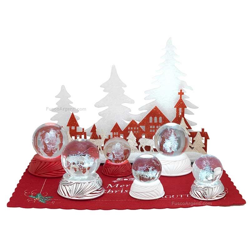 bagutta sfere in cristallo natalizie