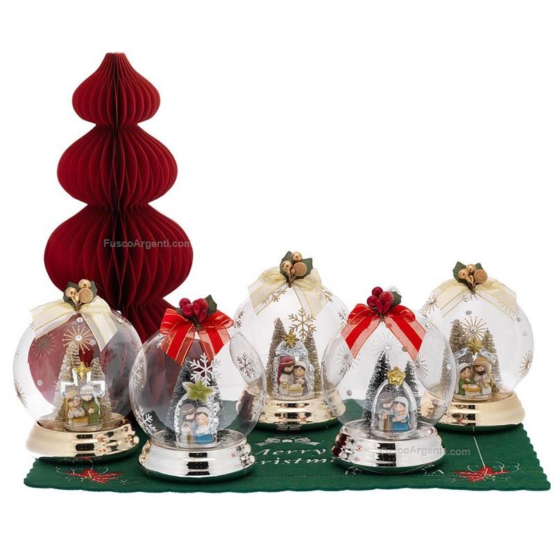 bagutta sfere natalizie con presepe