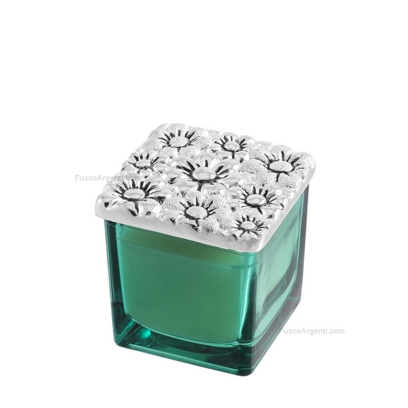 bagutta squared small vase with candle
