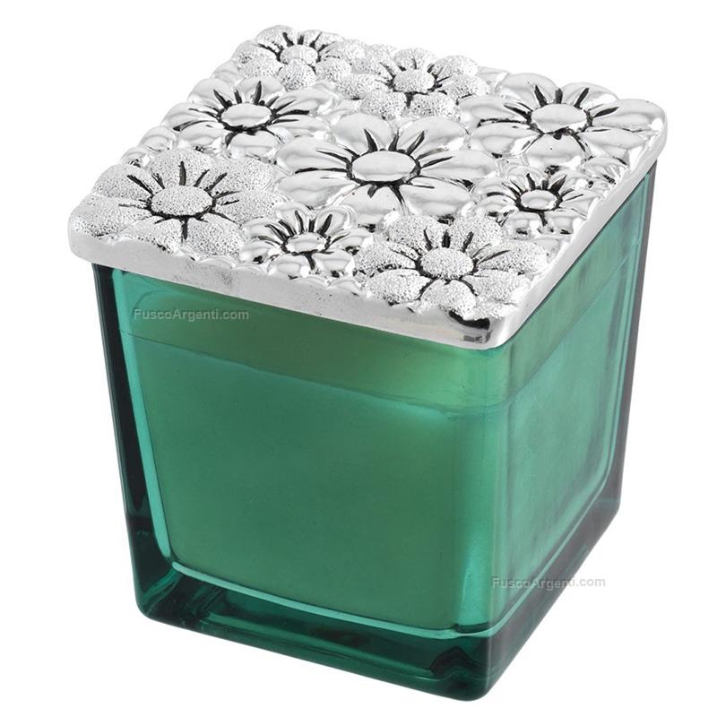 bagutta squared small vase with candle