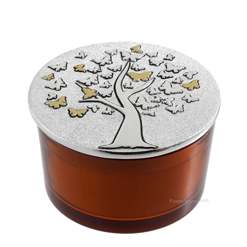 bagutta round small vase with candle