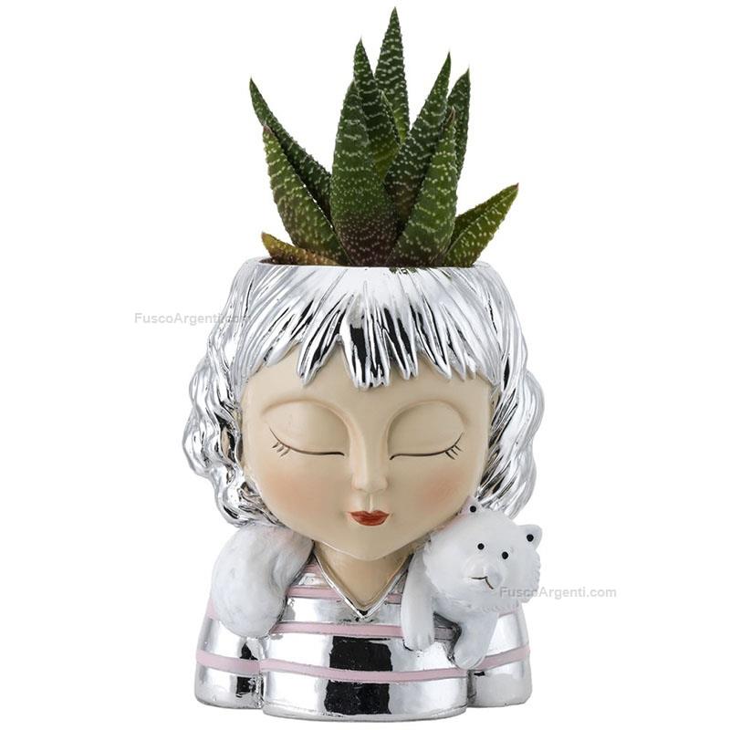 bagutta woman's half-bust vase holder