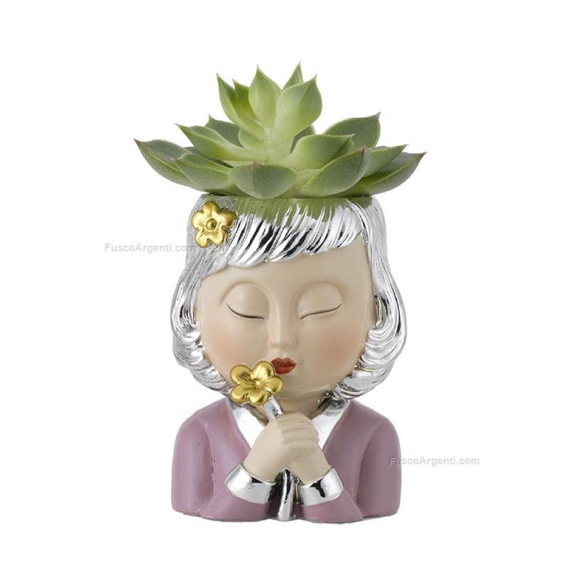 bagutta woman's half-bust vase holder