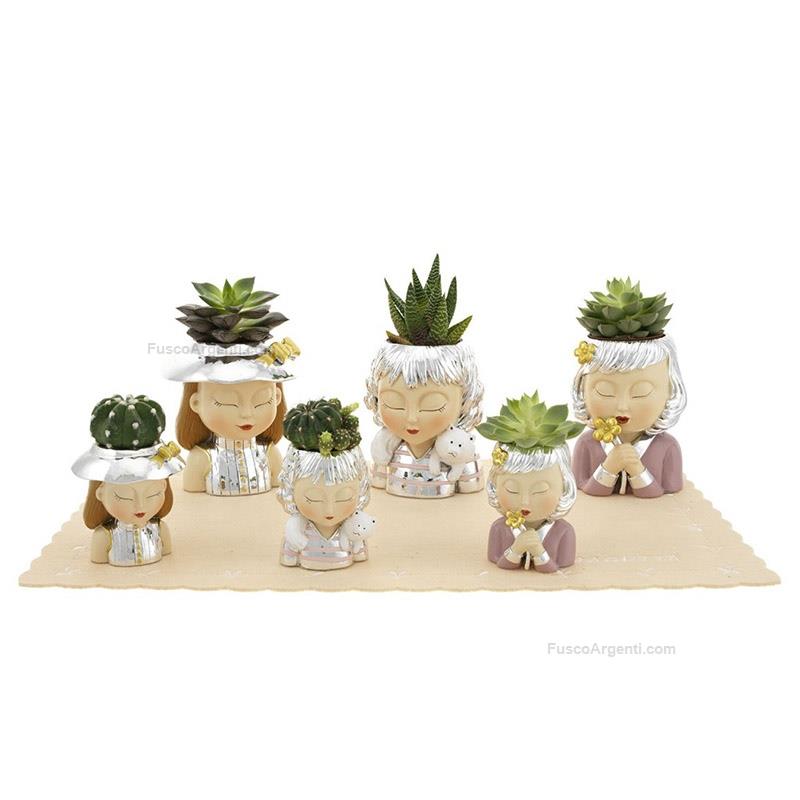 bagutta woman's half-bust vase holder