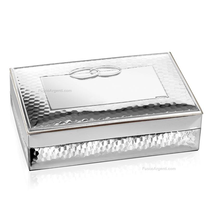 cado' all silver jewelry box