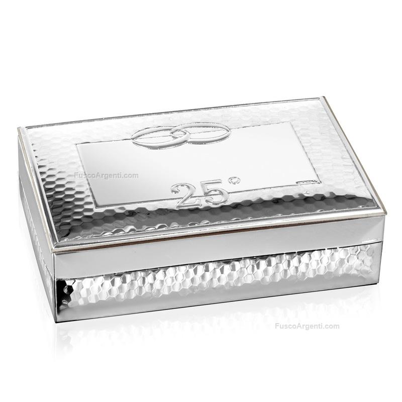 cado' all silver jewelry box