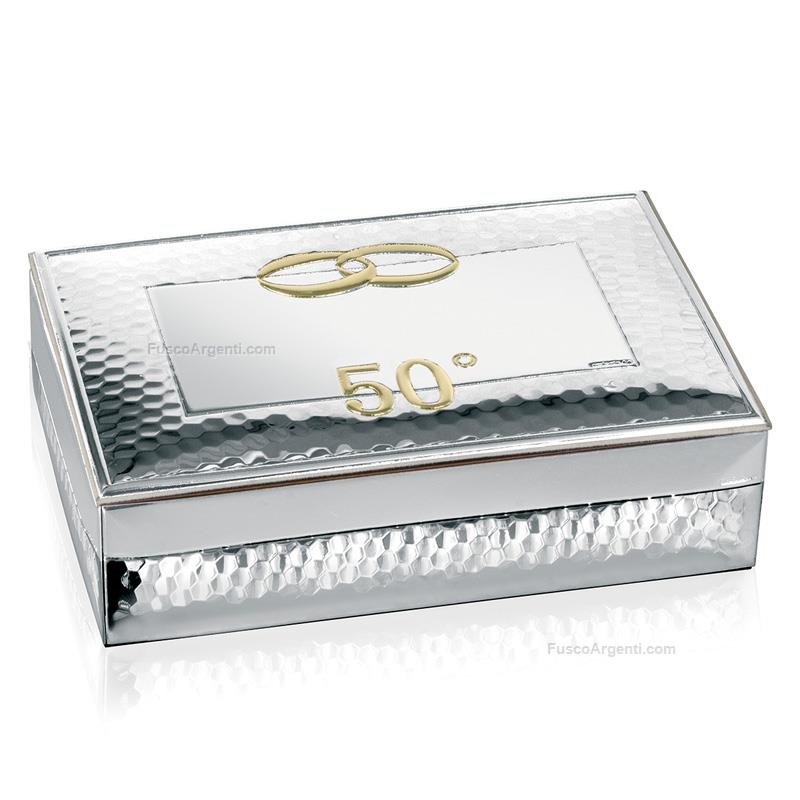 cado' all silver jewelry box