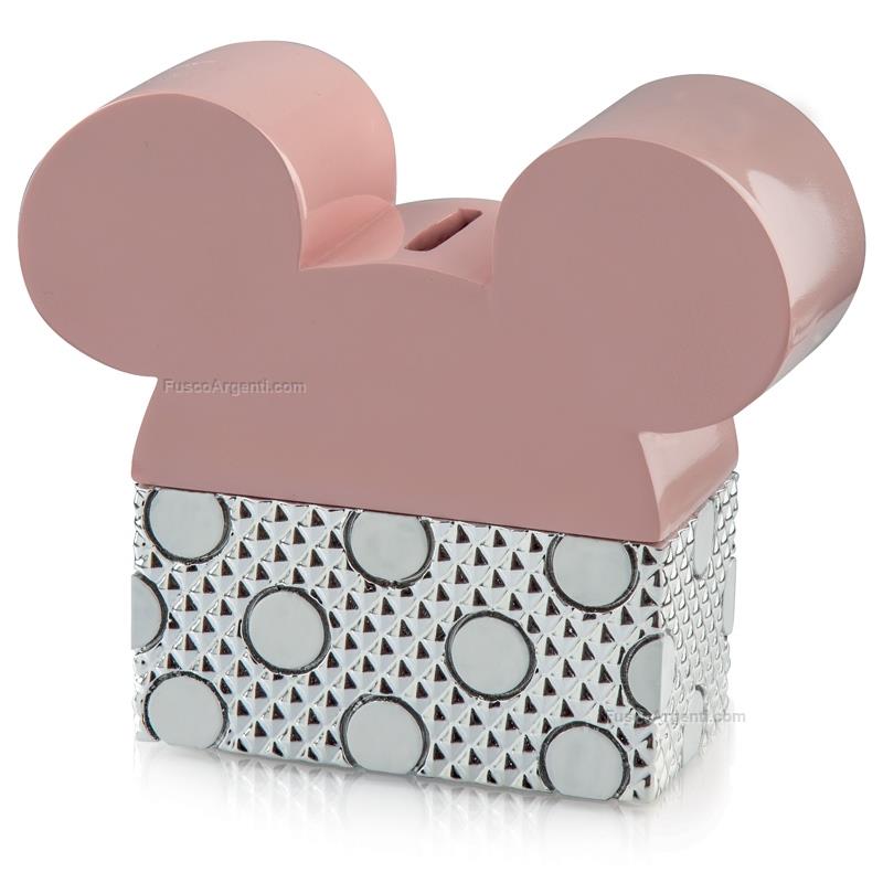 disney silver colors money bank disney pink