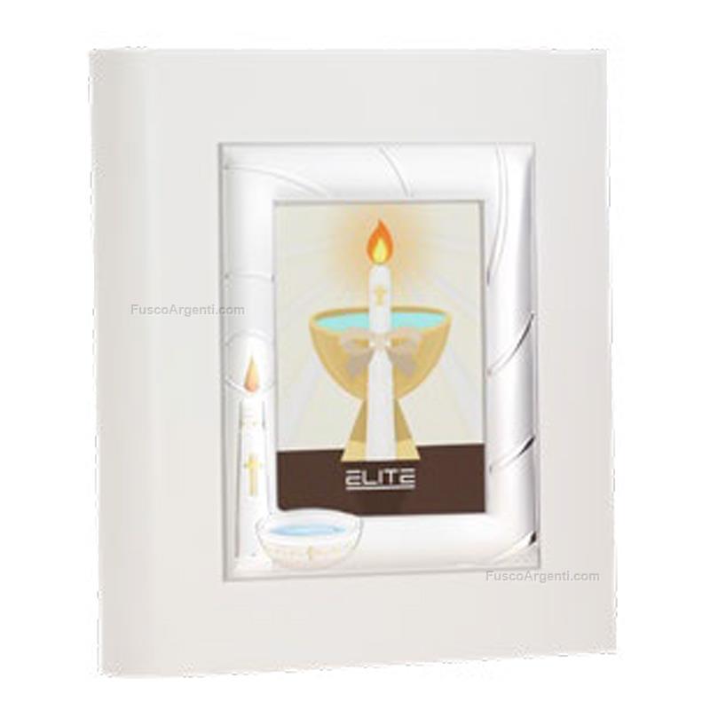 elite photo album baptism white color
