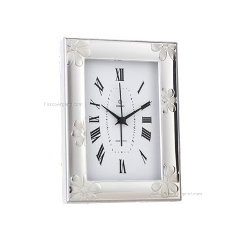 elite table clock flowers