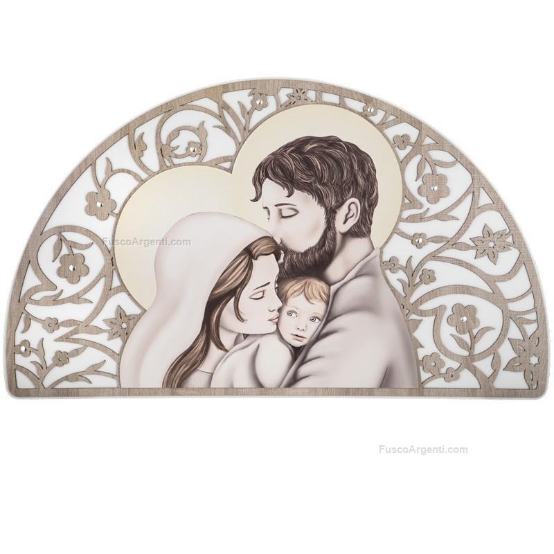 elite holy family with floral decor