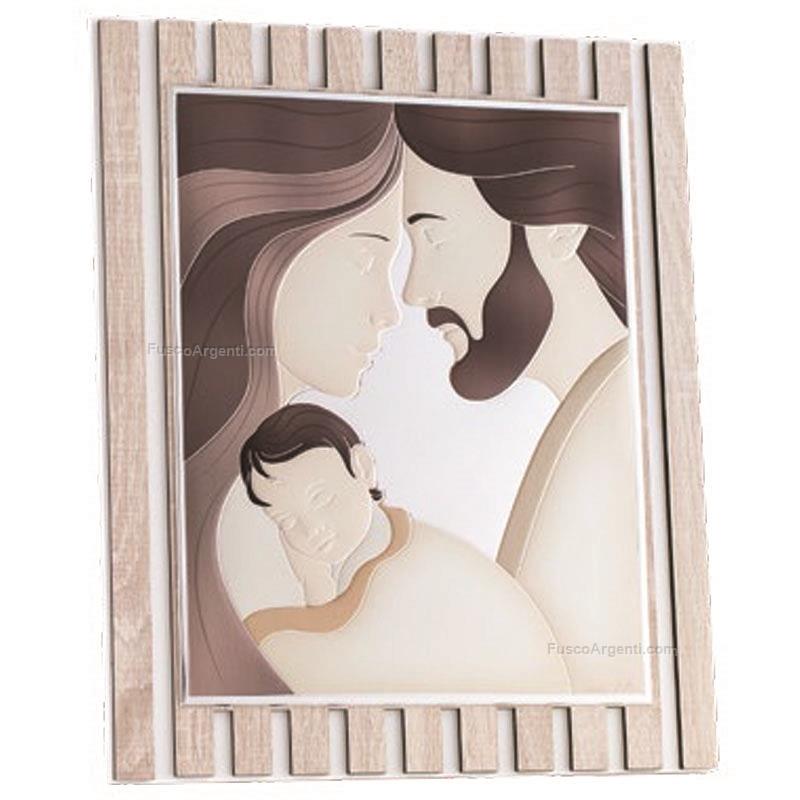 elite holy family on striped panel
