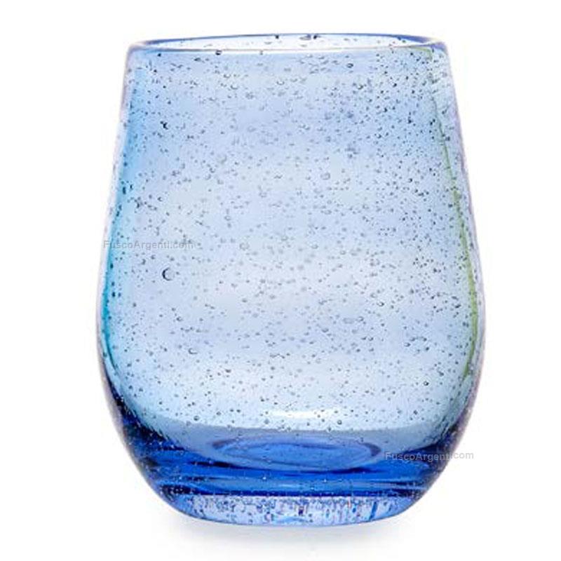 fade bicchieri bubble blu