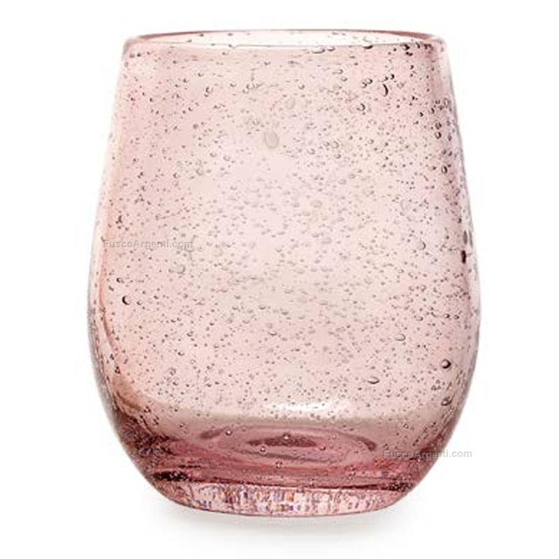 fade bicchieri bubble porpora