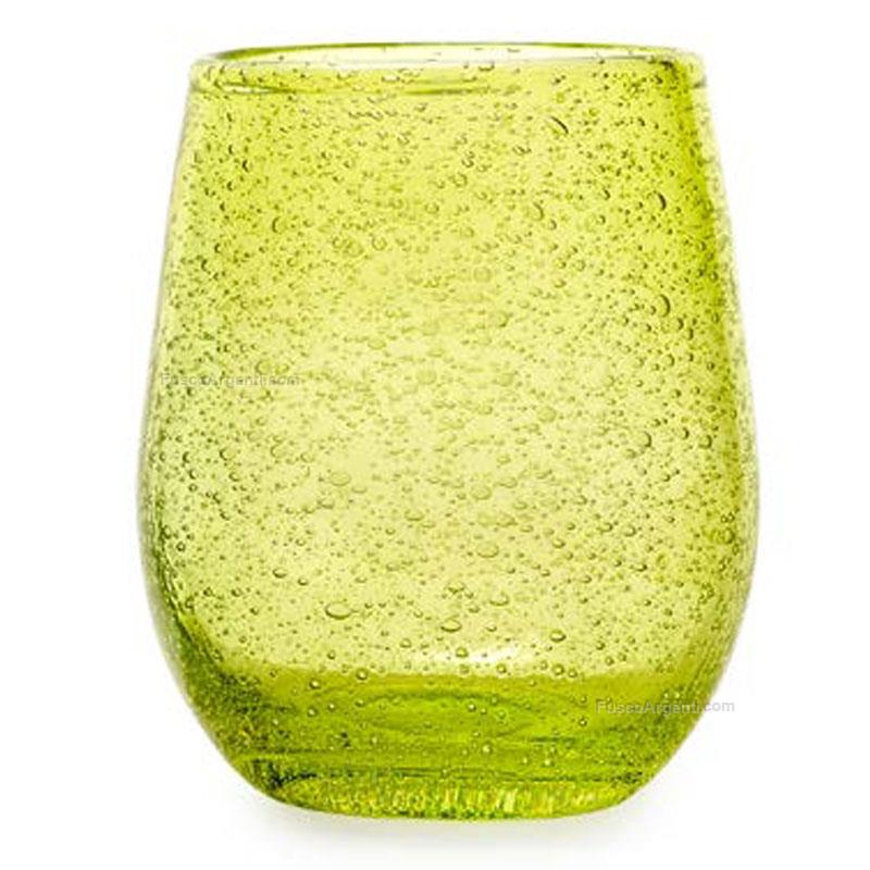 fade bicchieri bubble verde
