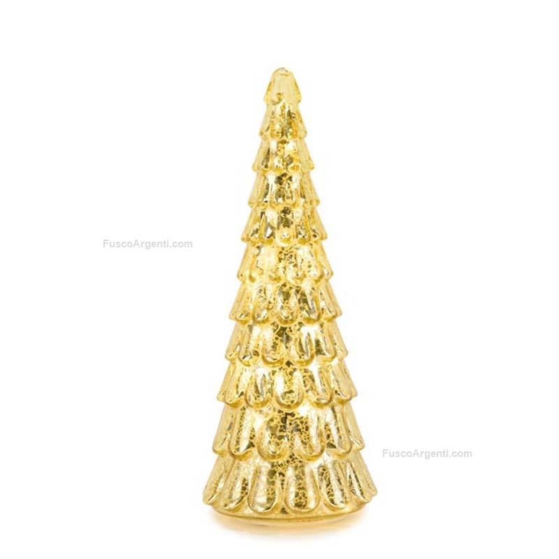 fade christmas albero lumiere gold