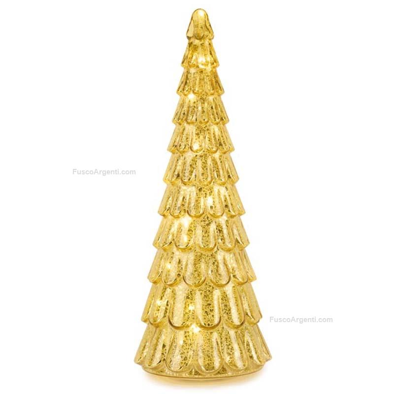fade christmas albero lumiere gold