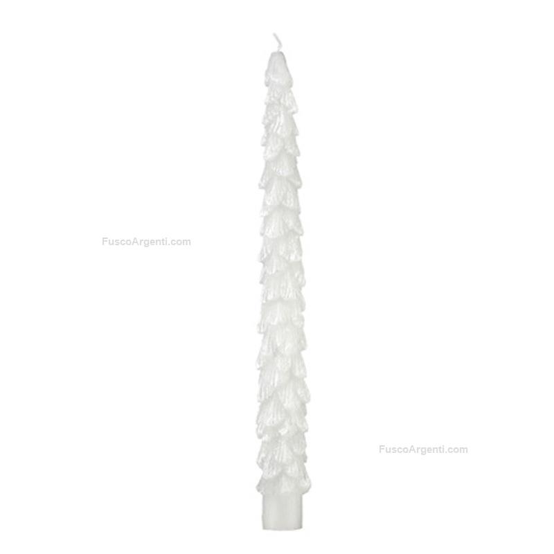 fade christmas tree candle white