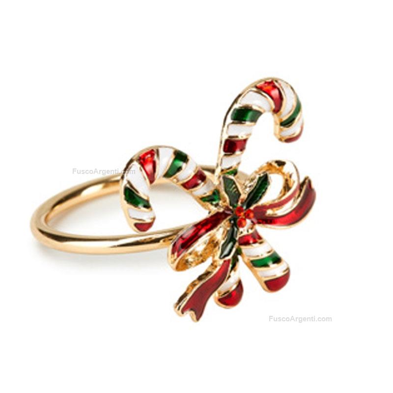 fade christmas napkin ring xmas candy