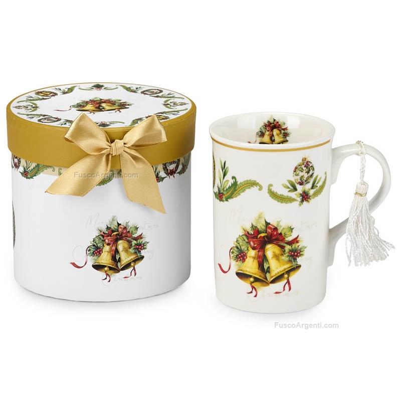 fade christmas mug bells