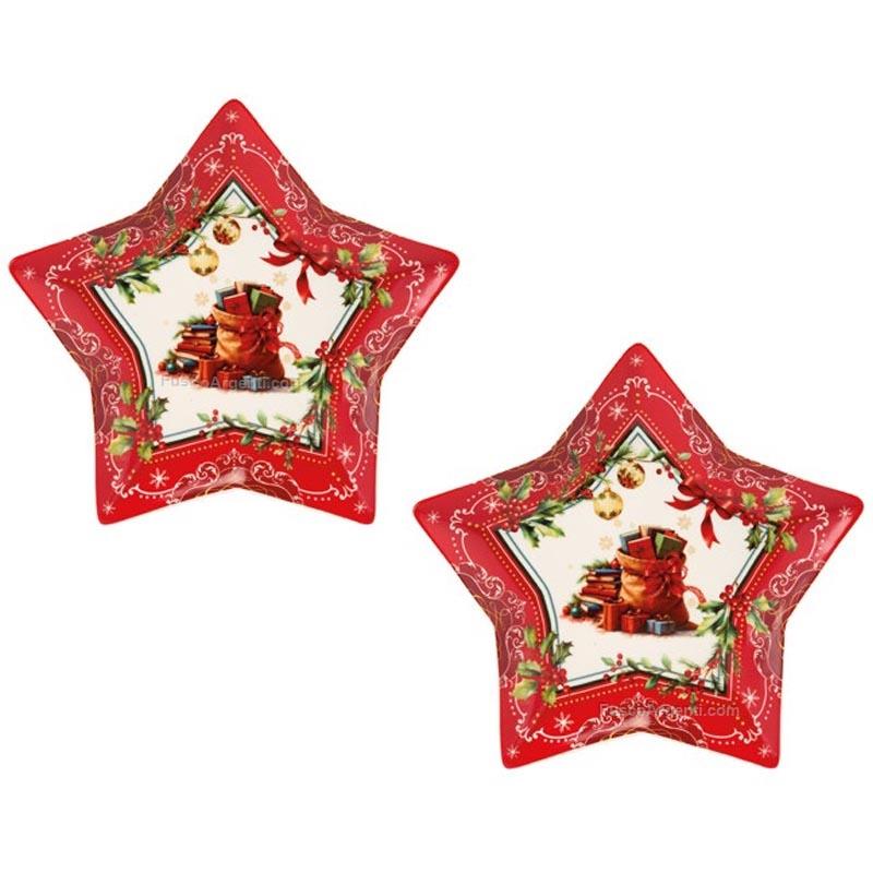 fade christmas piatti stella cadeaux