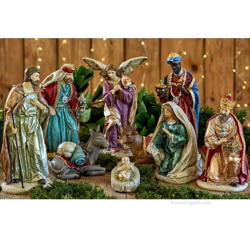 fade christmas presepe in resina
