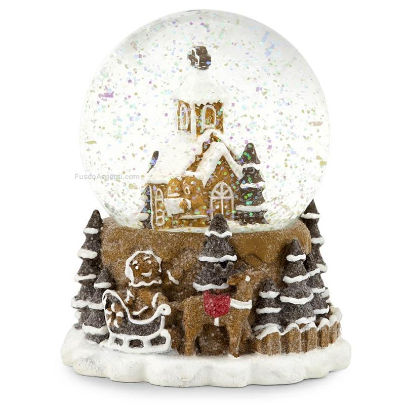 fade christmas snow globe ginger house