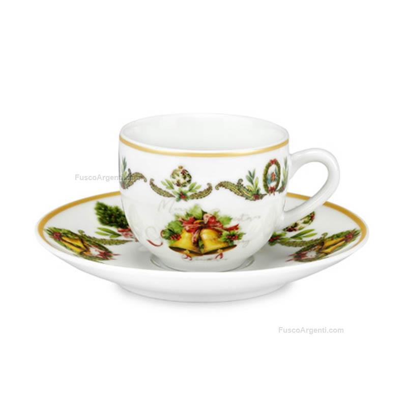 fade christmas espresso cups bells