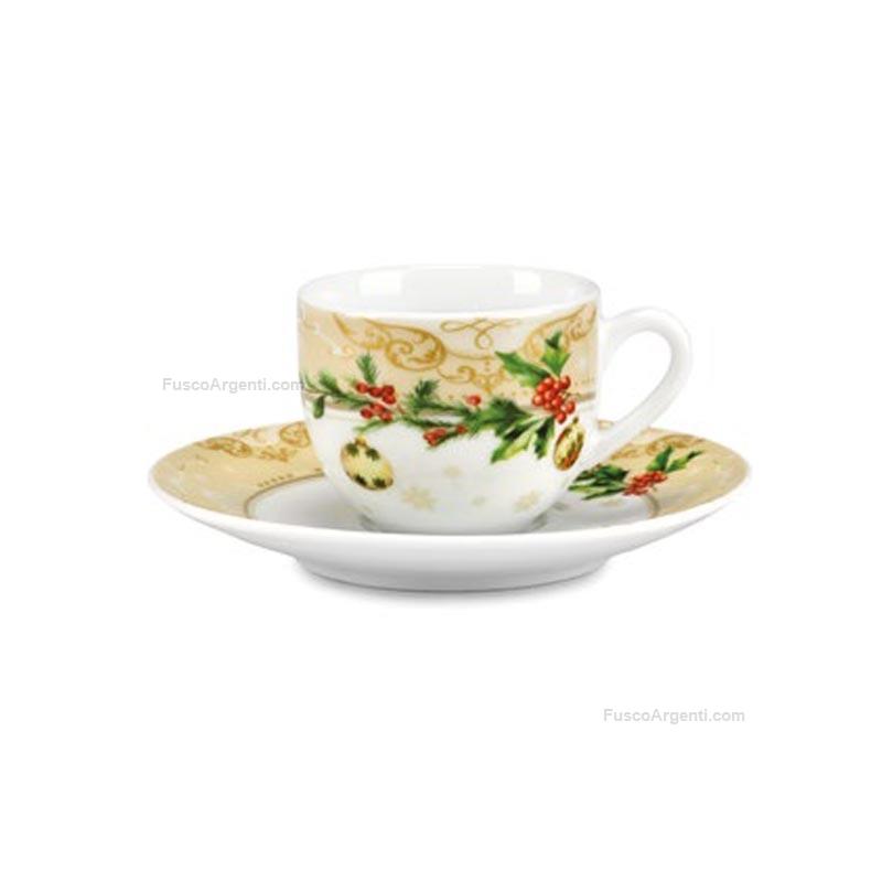 fade christmas tazze caff agrifoglio