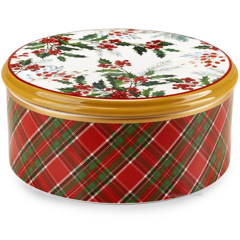 fade christmas box with lid scottish