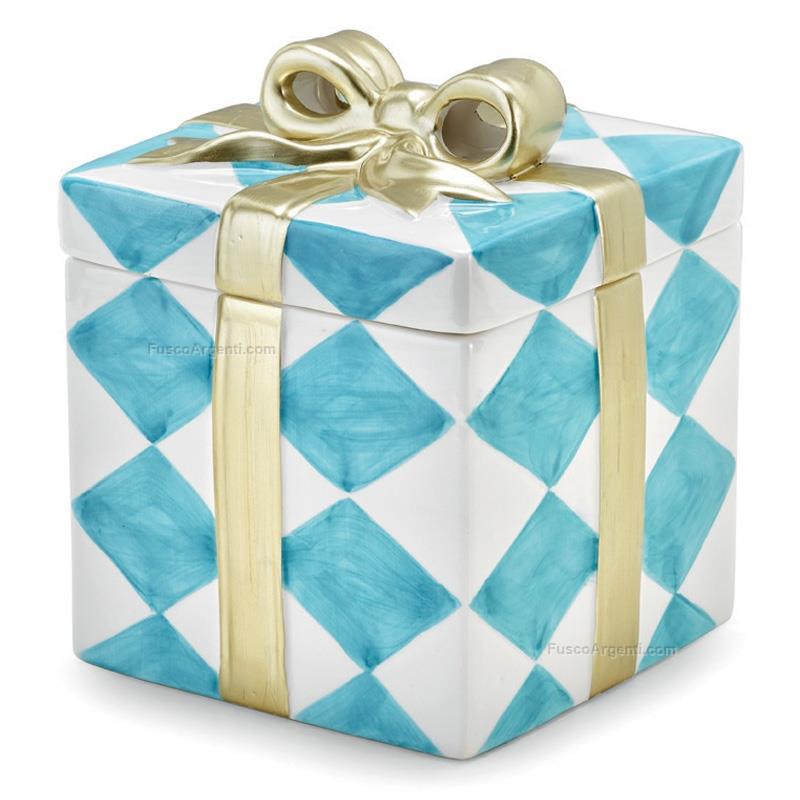 fade christmas gift box rhombus