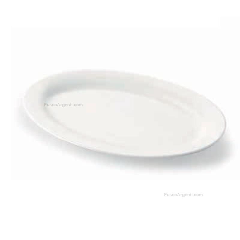 fade oval serving plate anja white