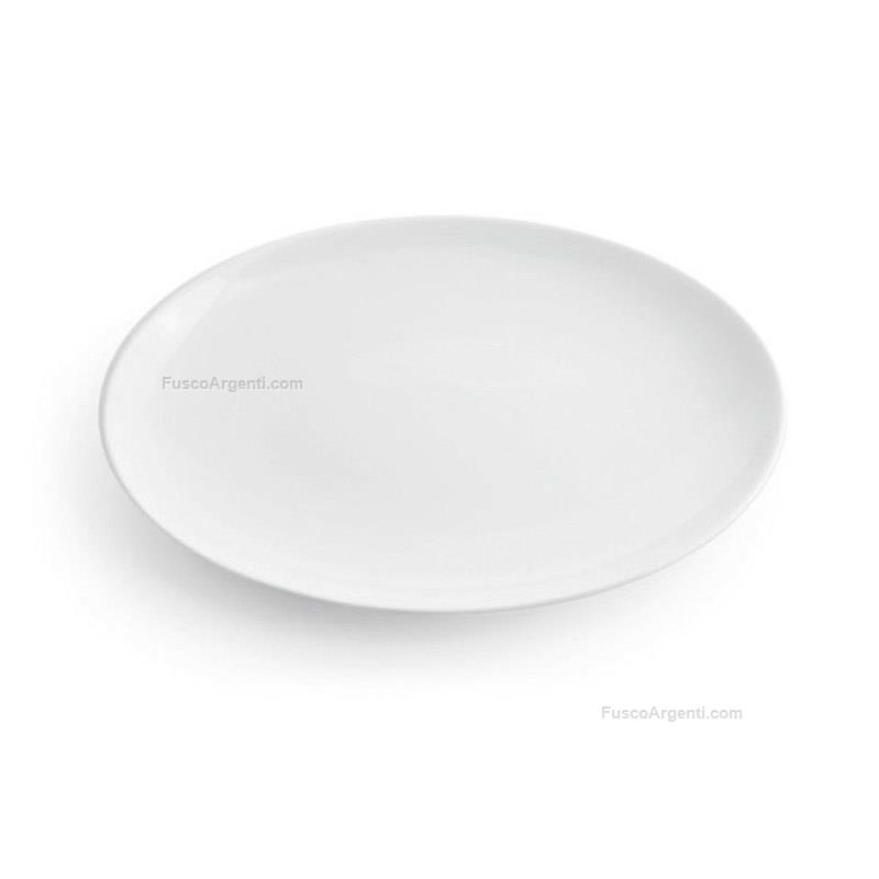 fade oval plate kiko white