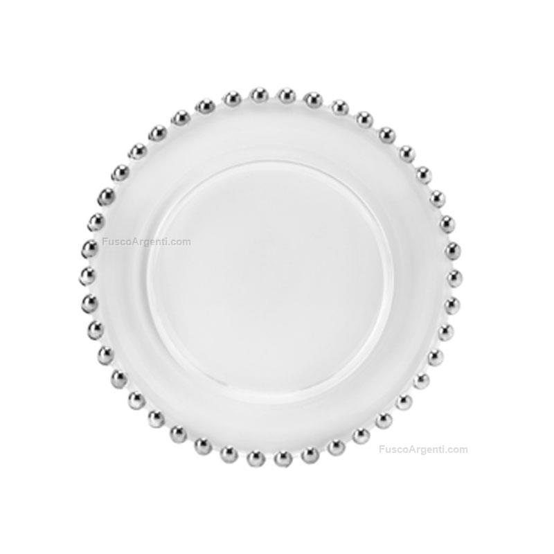 fade bread plate pearl silver