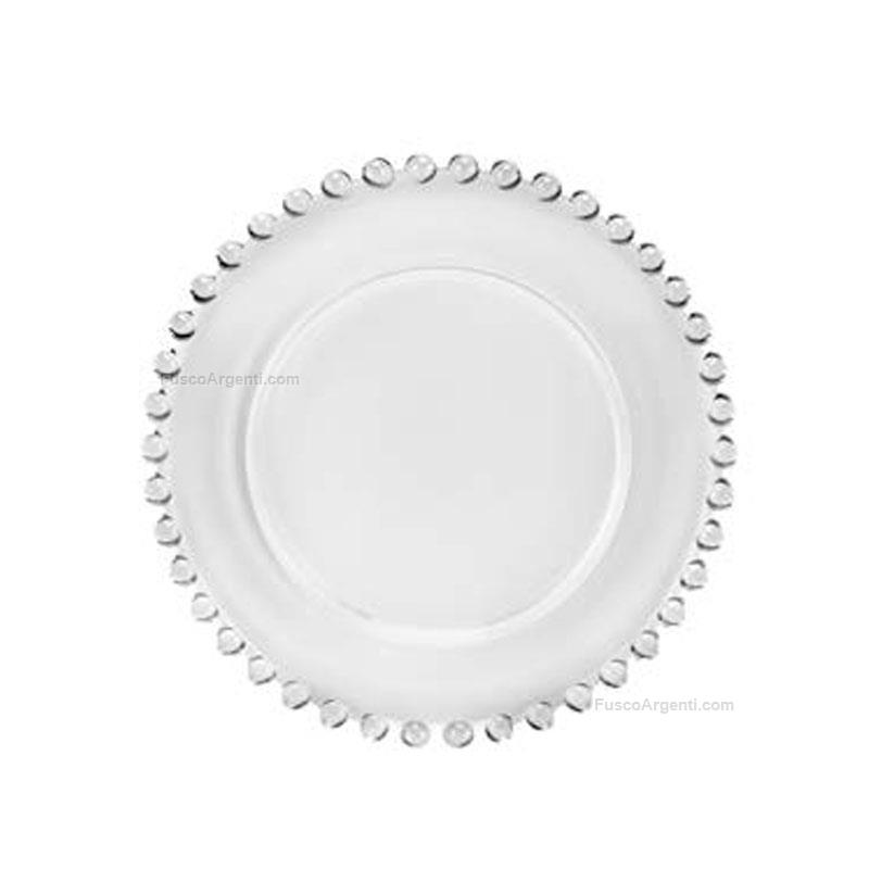 fade bread plate pearl clear