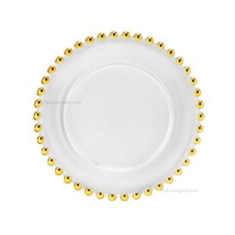 fade bread plate pearl gold