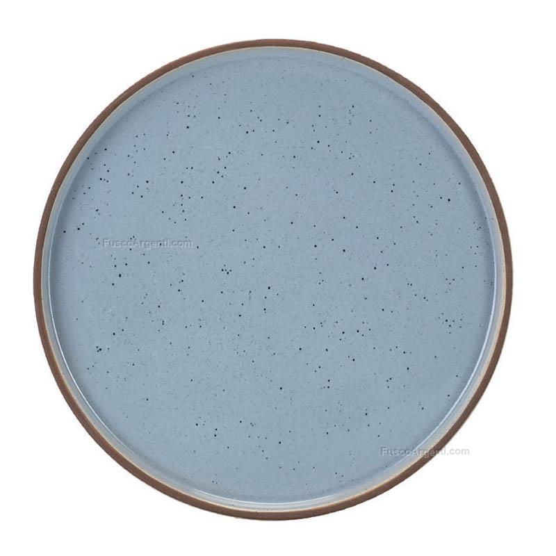 fade dinner plate biscuit light blue