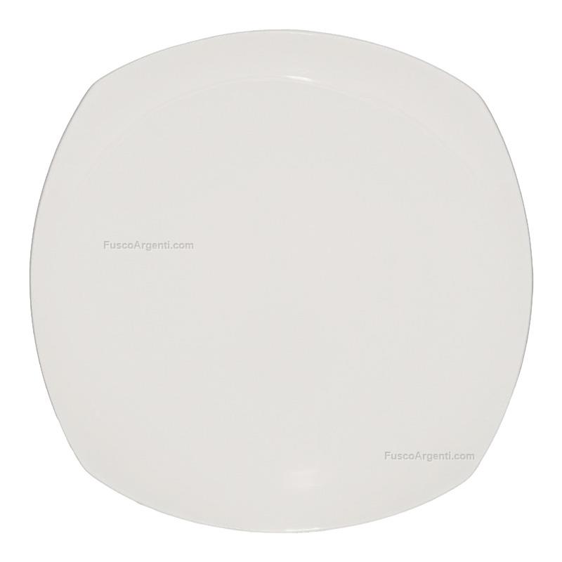 fade dinner plate iris white