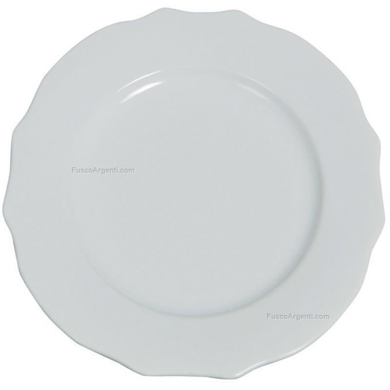 fade dinner plate reyna white