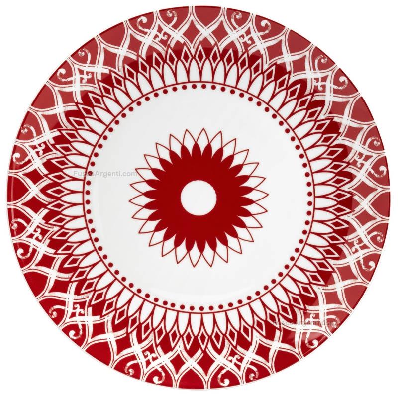 fade serving plate armonia red
