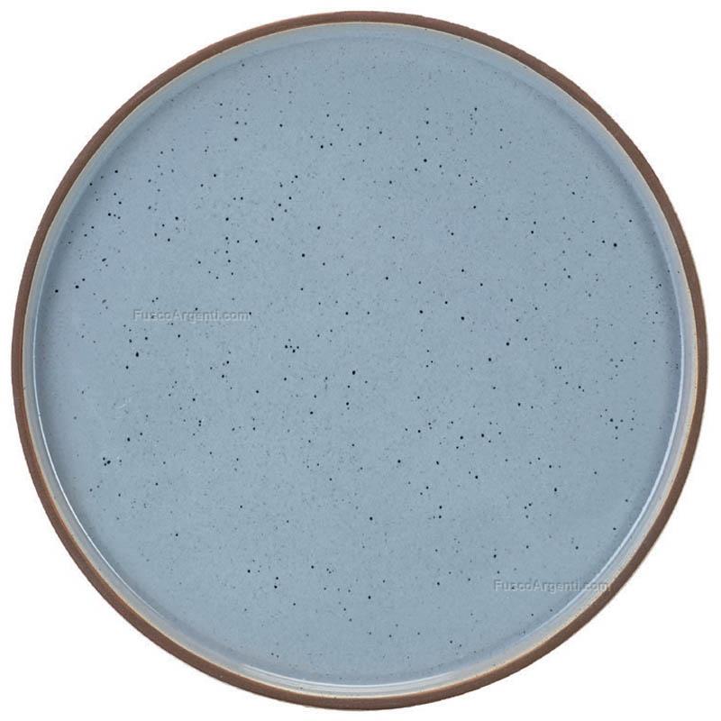 fade serving plate biscuit light blue