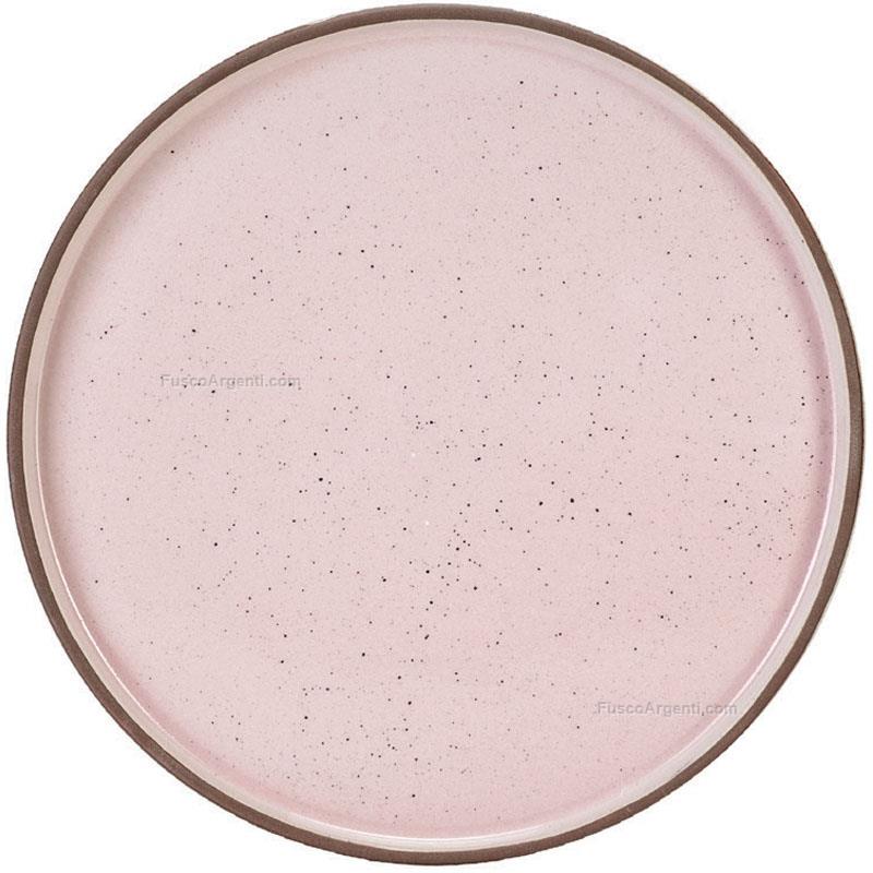 fade serving plate biscuit pink