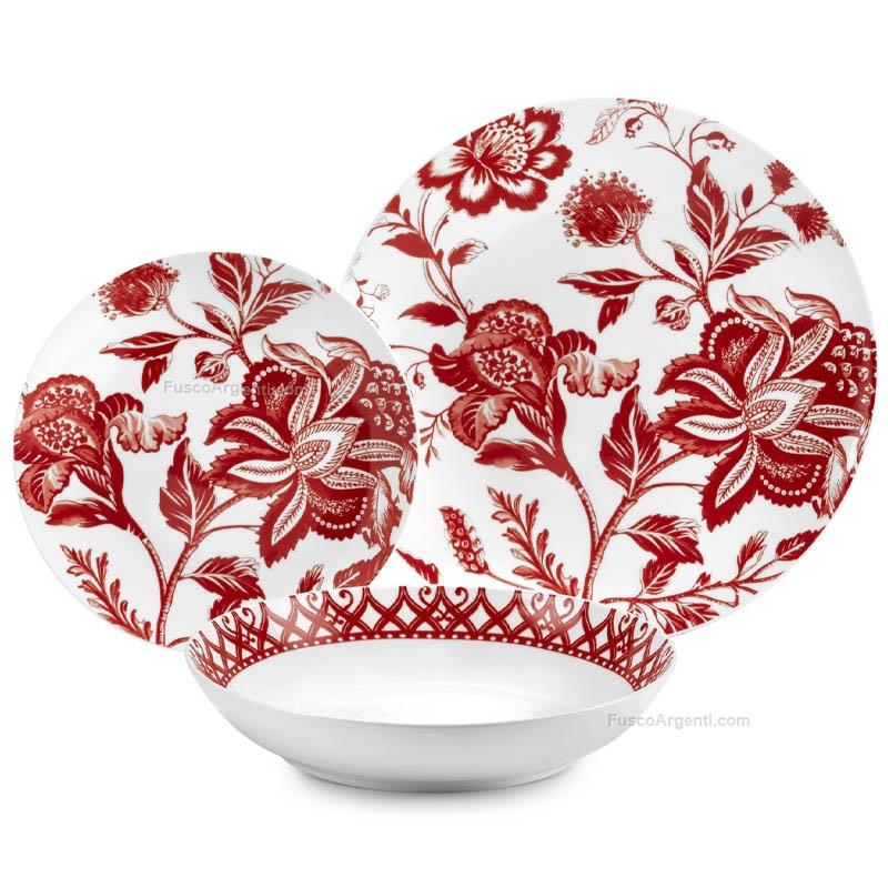 fade table set armonia red