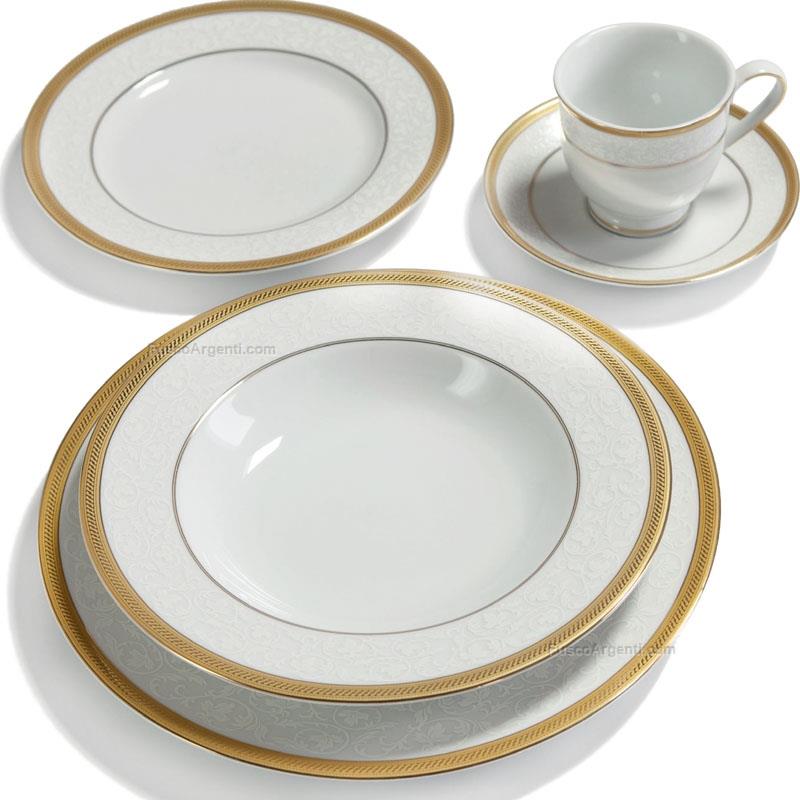 fade tableware set versailles gold