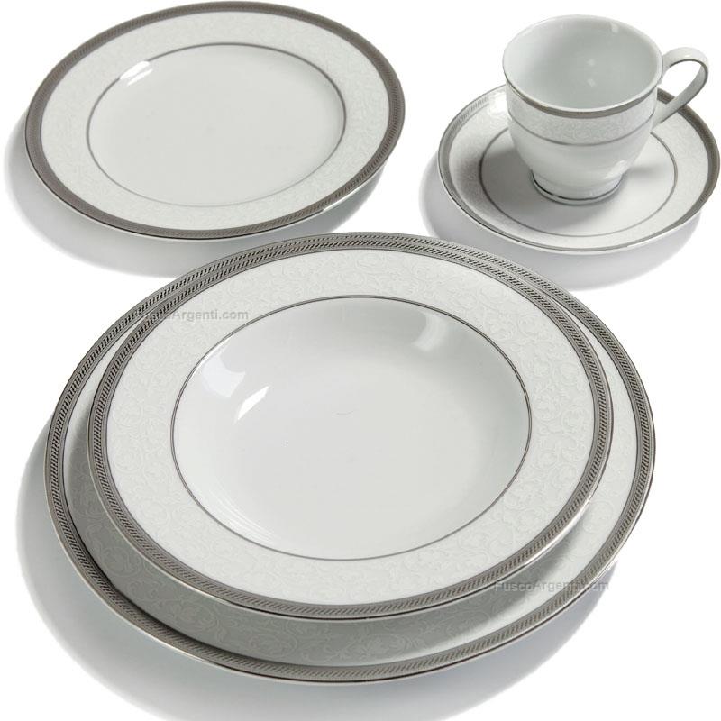 fade tableware set versailles platinum