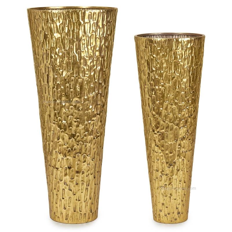 fade vases set mida gold