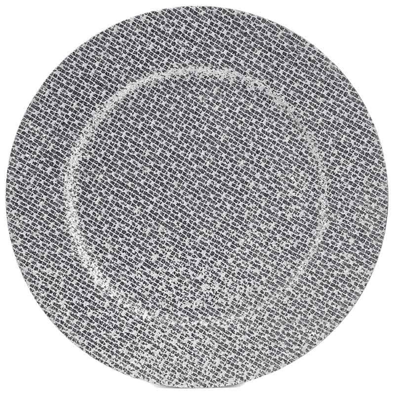 fade underplate glitter silver