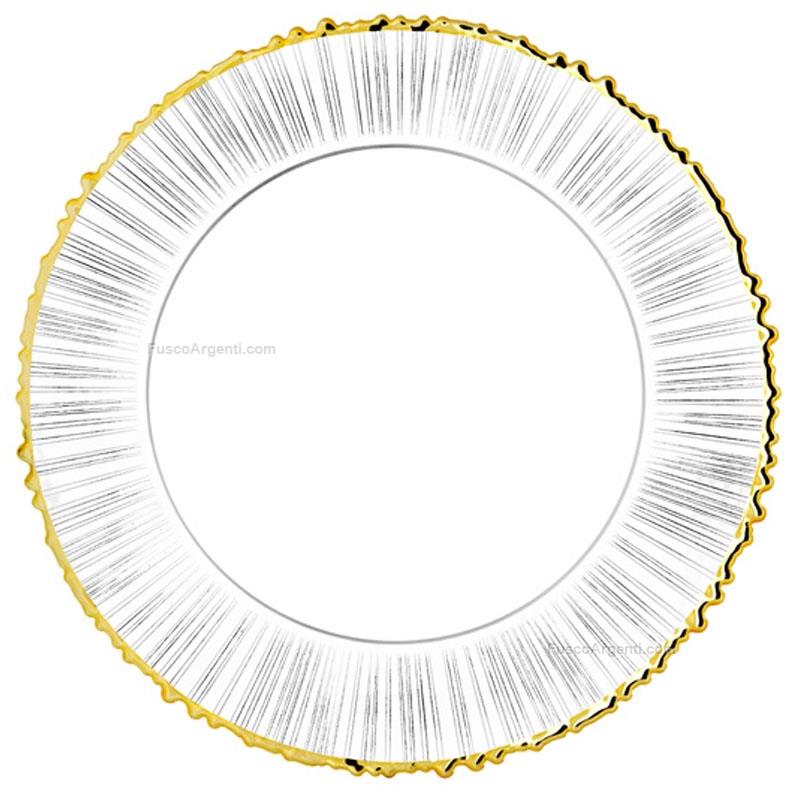 fade underplate stripes gold